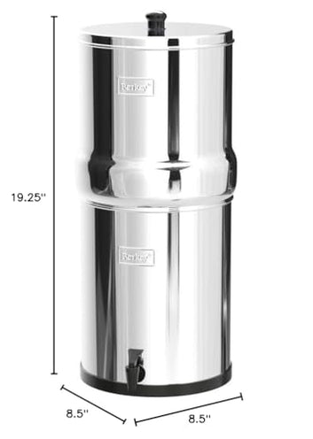 Big Berkey Stainless Steel Countertop Water Filter System